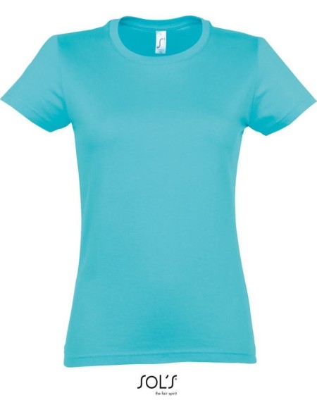 Damen T-Shirt - Imperial - Atollblau M