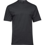 Herren-T-Shirt – Teejays „Sof Tee“ – Dunkelgrau 4XL