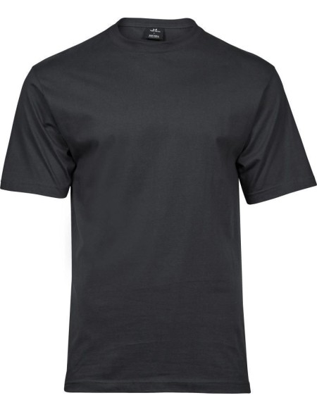 Herren-T-Shirt – Teejays „Sof Tee“ – Dunkelgrau 4XL