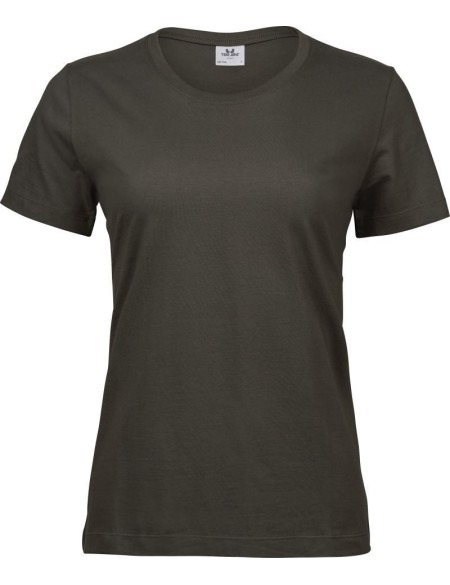 Dámské tričko - Teejays ''Sof Tee'' - Dark olive XL
