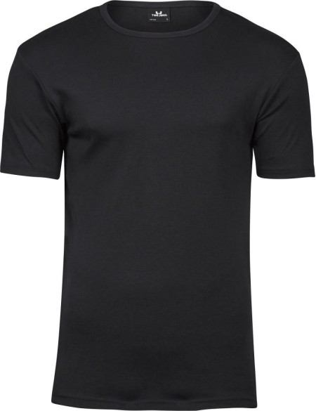 Herren-T-Shirt – Teejays Interlock – Schwarz M