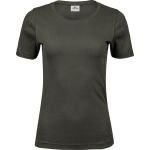 Dámské tričko - Teejays Interlock  - Deep green XXL