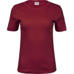 Damen-T-Shirt – Teejays Interlock – Tiefrot XXL