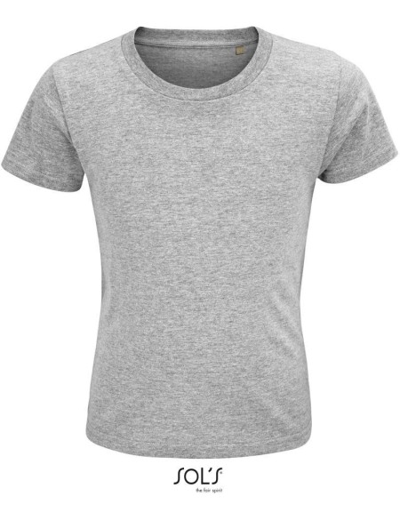Kinder-T-Shirt - Crusader - Grau meliert 2 Jahre