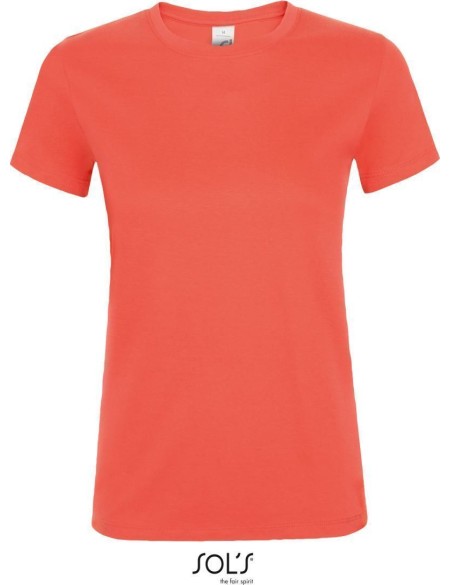 Damen-T-Shirt – Regent – Koralle XXL