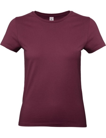 Damen-T-Shirt – B+C E190 – Burgunderrot XS