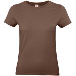 Dámské tričko - B+C E190 - Chocolate S