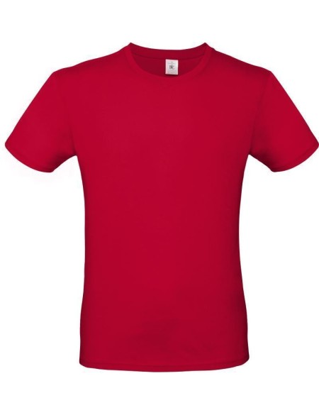 Pánské tričko - B+C E150 - Deep red L