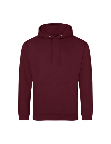 JustHoods Herren Sweatshirt - Burgunderrot L