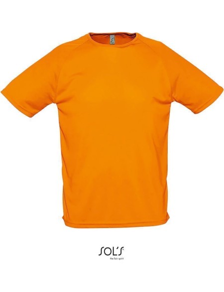 Sport-T-Shirt für Herren SPORTS - Neonorange 3XL
