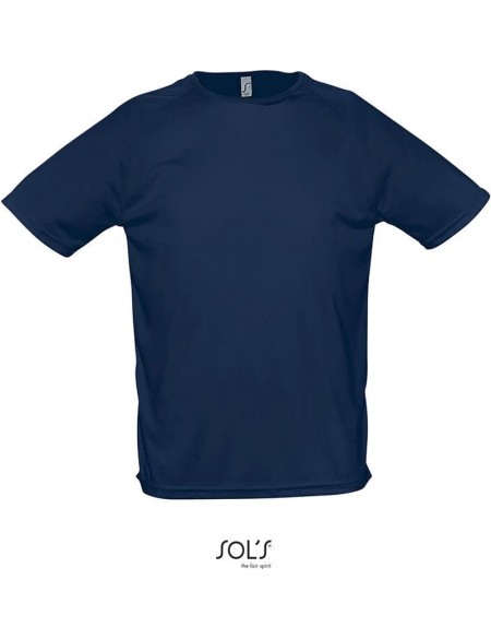 Herren-Sport-T-Shirt SPORTY - Französisches Marineblau 3XL