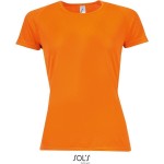 Sport-T-Shirt für Damen SPORTS - neonorange L