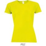 Sport-T-Shirt für Damen SPORTS - neongelb S
