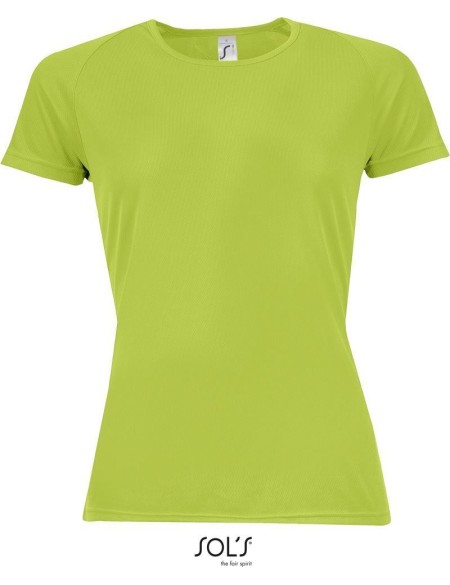 Sport-T-Shirt für Damen SPORTS - Apfelgrün S