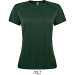 Sport-T-Shirt für Damen SPORTS - Waldgrün XL