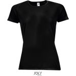 Sport-T-Shirt für Damen SPORTS - Schwarz L