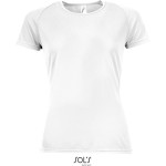 Sport-T-Shirt für Damen SPORTS - Weiß S