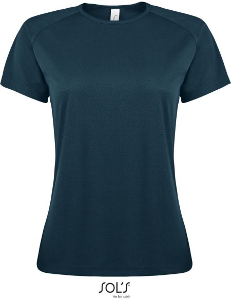 Sport-T-Shirt für Damen SPORTS - Petrol L