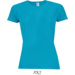 Sport-T-Shirt für Damen SPORTS - Aqua XS