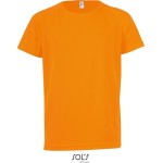 Sport-T-Shirt für Kinder - SPORTS Neonorange 12 Jahre