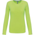 Damen-T-Shirt – Kariban K383 mit langen Ärmeln – Lime XL