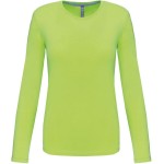 Damen T-Shirt – Kariban K383 Langarm – Limette M
