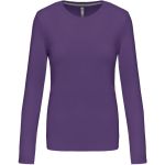 Damen T-Shirt – Kariban K383 Langarm – Lila M