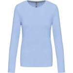 Dámské tričko - Kariban K383 s dlouhým rukávem - Sky blue M