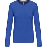Dámské tričko - Kariban K383 s dlouhým rukávem - Light royal blue XXL