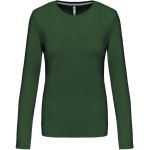 Damen T-Shirt - Kariban K383 mit langen Ärmeln - Waldgrün M
