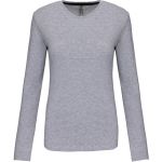 Damen-T-Shirt – Kariban K383 mit langen Ärmeln – Oxford-Grau 3XL