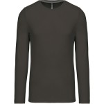 Herren-T-Shirt – Kariban K359 mit langen Ärmeln – Dunkelgrau 3XL