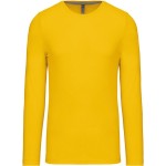Herren-T-Shirt – Kariban K359 Langarm – Gelb L