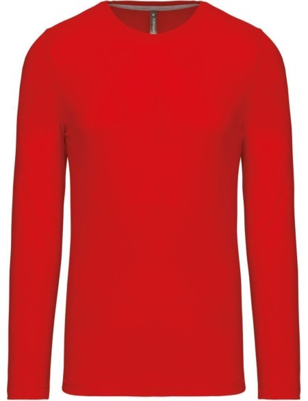 Herren-T-Shirt – Kariban K359 mit langen Ärmeln – Rot XXL