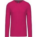 Herren-T-Shirt – Kariban K359 Langarm – Fuchsia M