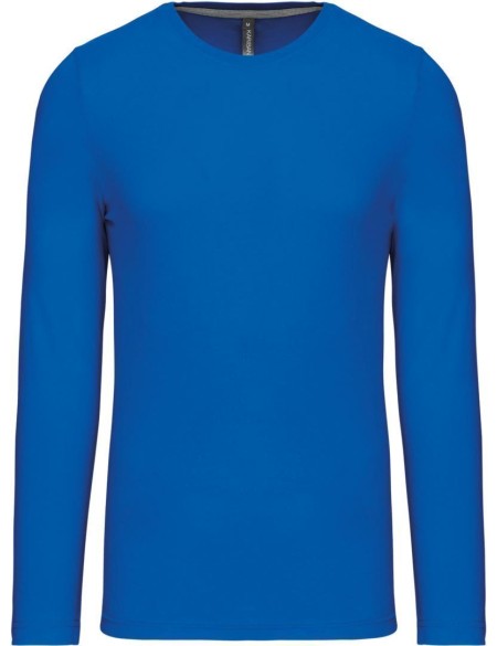 Herren-T-Shirt – Kariban K359 mit langen Ärmeln – Hellkönigsblau L