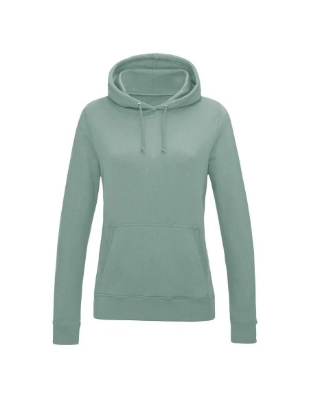 Damen-Sweatshirt JustHoods - Staubiges Grün XXL