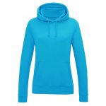 Damen-Sweatshirt JustHoods - Hawaiiblau L