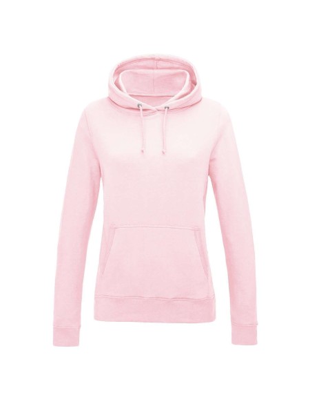 Damen-Sweatshirt JustHoods - Babyrosa XXL