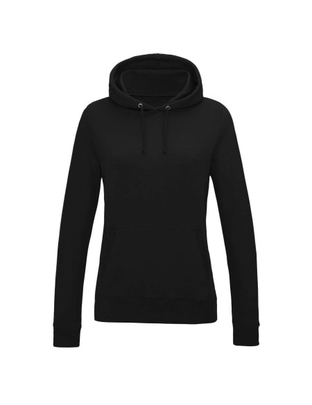 Damen-Sweatshirt JustHoods - Schwarzer Rauch M