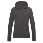 Damen JustHoods Kapuzenpullover – Anthrazit L