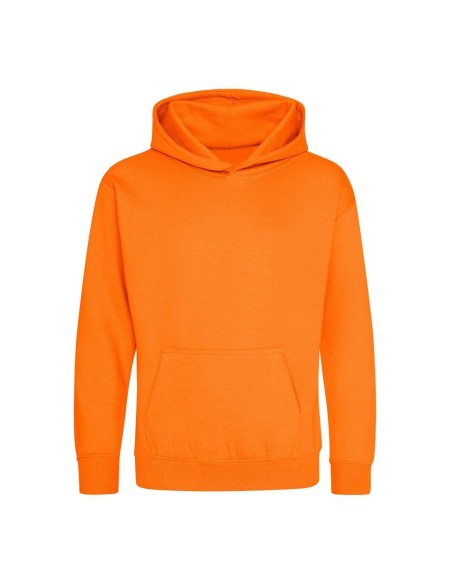 JustHoods Kinder-Sweatshirt – Orange Crush 1/2 Jahre