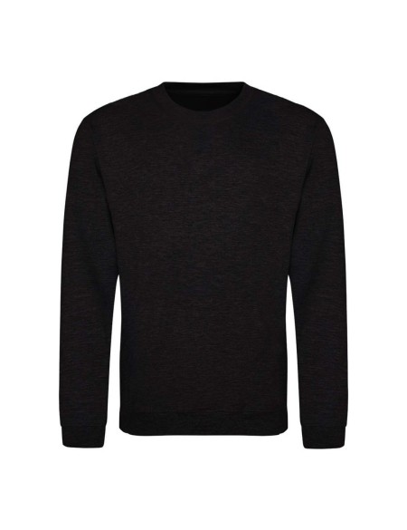 Unisex-Hoodie ohne Kapuze JustHoods - Black Smoke XS