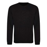 Unisex-Kapuzenpullover JustHoods - Schwarzer Rauch M