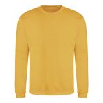 Unisex mikina bez kapuce JustHoods - Gold XXL
