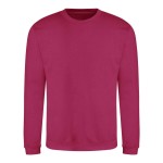 Unisex-Hoodie ohne Kapuze JustHoods - Pink XXL