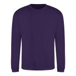 Unisex mikina bez kapuce JustHoods - Purple 3XL