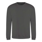 Unisex Kapuzenpullover ohne Kapuze JustHoods - Stahlgrau S