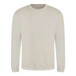 Unisex mikina bez kapuce JustHoods - Natural stone XL