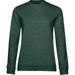 Damen-Hoodie #Set In - Heather dunkelgrün XS